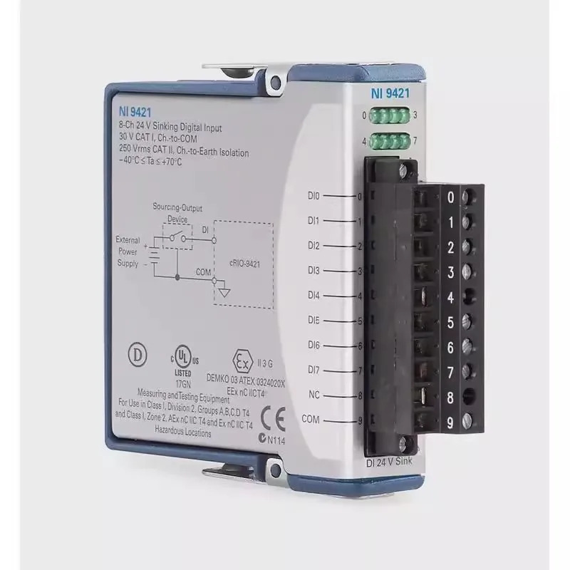 미국 NI-9421 디지털 모듈 인터페이스 산업로직 레벨 신호 779002-01
