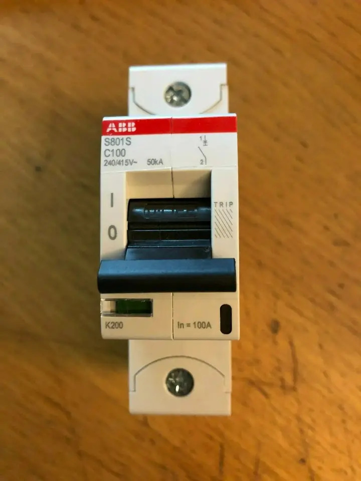 ABB 하이 브레이킹 회로차단기 S801S-B100 S801S-C100 신