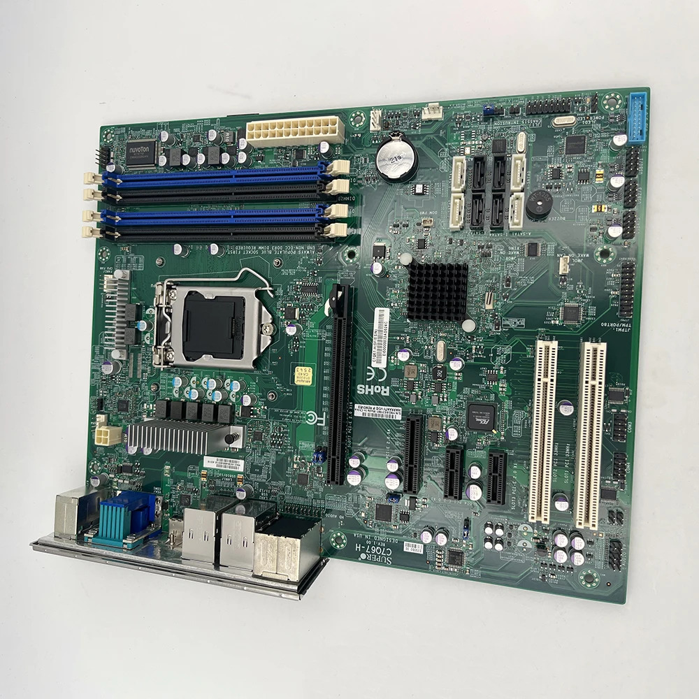 Supermicro C7Q67-H 임베디드 데스크탑 마더보드 대 코어 i3 i5 i7 시리즈 LGA1155 DDR3-133Hz용