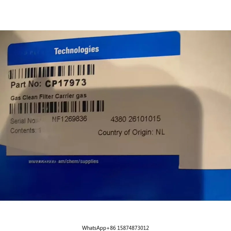 애질런트 CP17973 CP17972 g 클린 필터 캐리어 1 피스 신