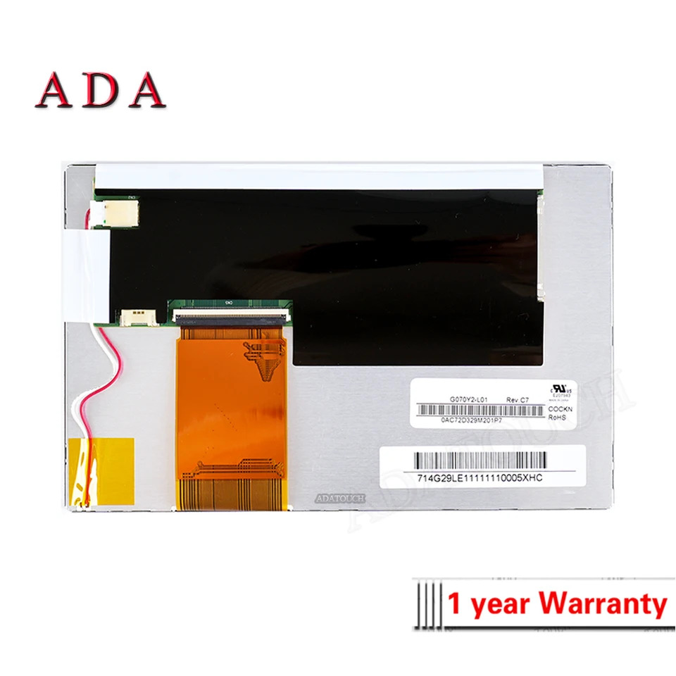 Innolux G070Y2-L01 Rev. C2 C6 C7 C8 LCD 디스플레이 신 오리지널