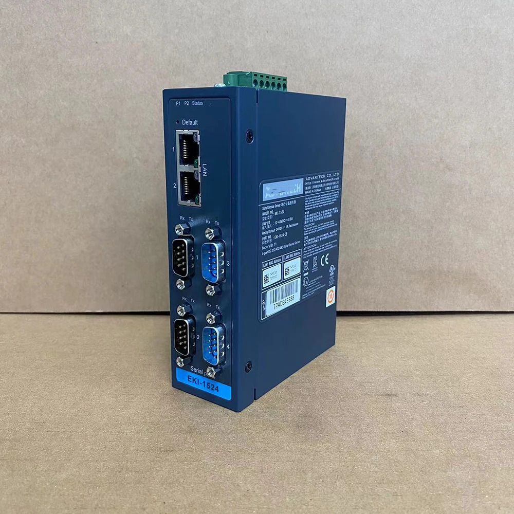 어드밴텍 오리지널 EKI-1524-CE 4포트 RS-232/422/485 직렬 포트 장치 네트워킹 서버용