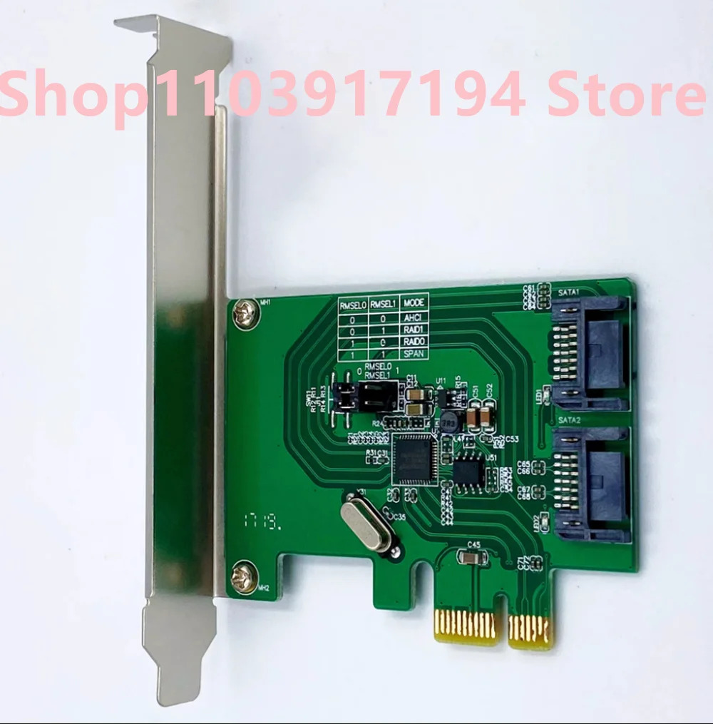 PCI-Express to SATA3 어댑터 카드 ASM1061R SATA3.0 확장