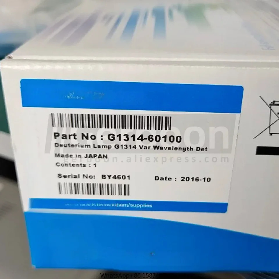 Agilent 교체 G1314-60100 G1314-60101 중수소 램프 VWD DAD UV L2D2 G1314A G1314B G1314C G1314D 1120/1