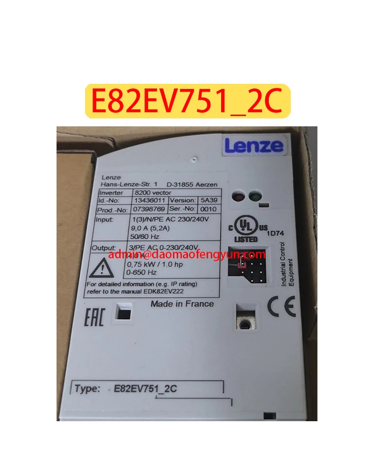 8200 벡터 E82EV751-2C 컨버터 신