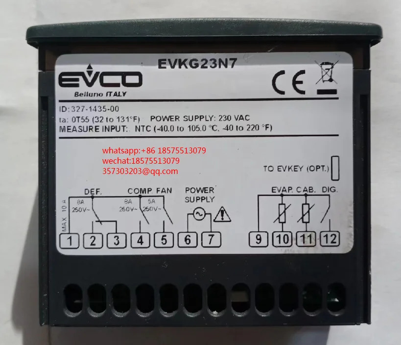 Evco 컨트롤러 온도조절기