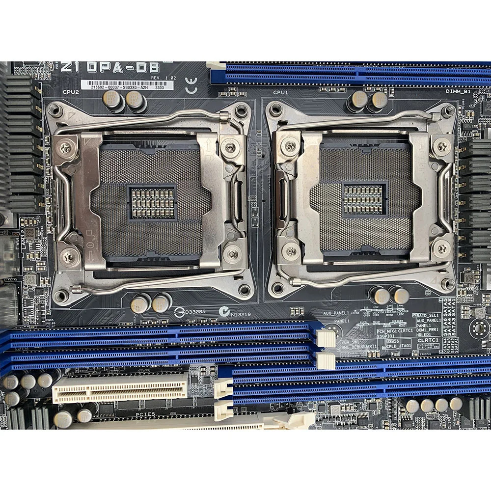 A-S-U-S Z10PA-D8 C612 소켓 LGA 2011-3 V3 V4 DDR4 X99 X99M양방향 서버 마더보드