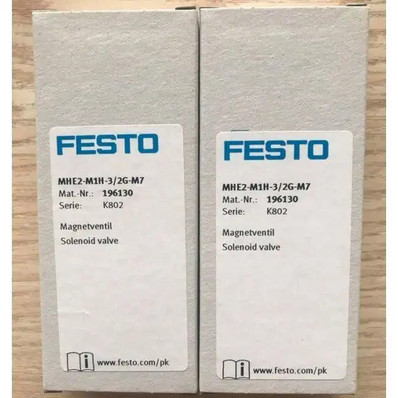 FESTO MHE2-M1H-3 2G-M7 196130 솔레노이드 밸브 신 1PC