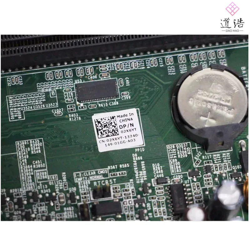 Dell Optiplex 780 DT 마더보드CN-02X6YT 02X6YT 2X6YT LGA 775 DDR3 메인보드 완전 작동 리퍼