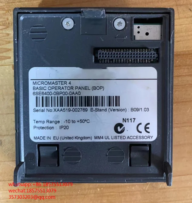 PLC 주파수 변환 패널 6ES6400-0BP00-0AA0