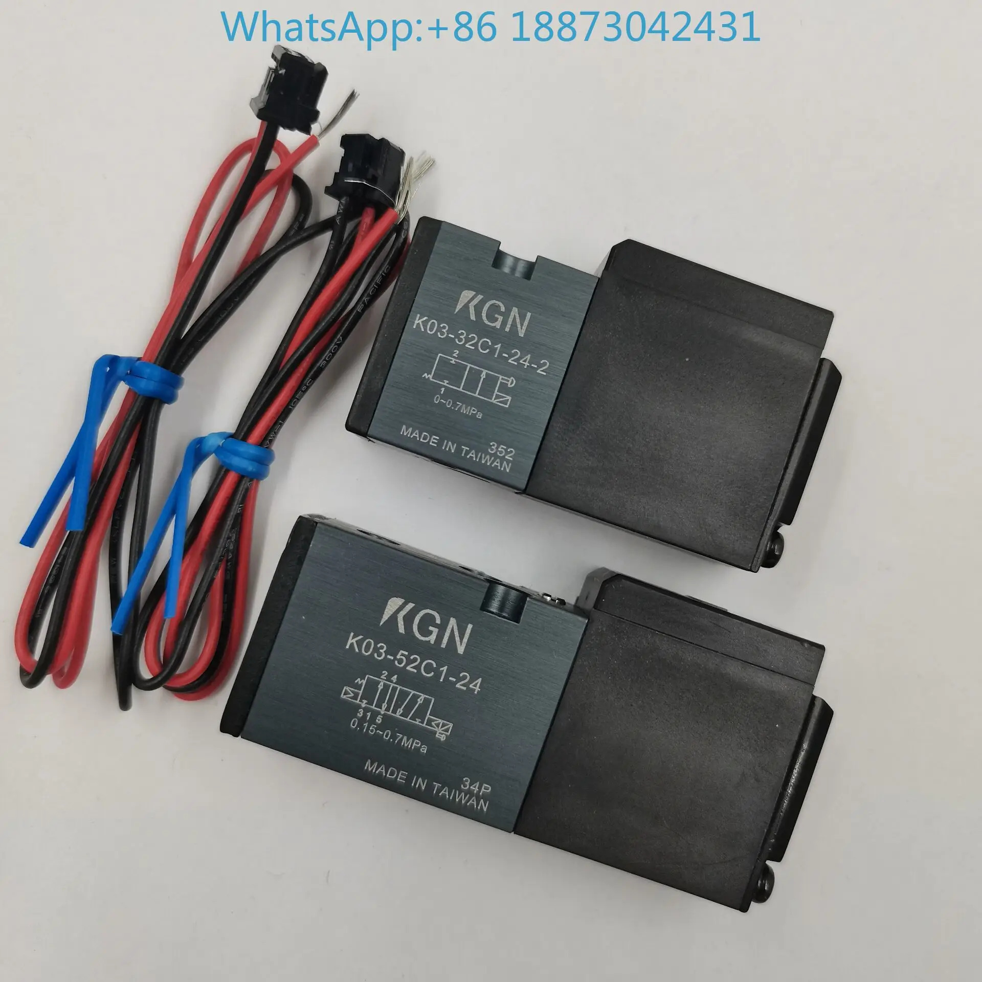 KGN/ 솔레노이드 밸브 K03-32C1-24-2/K02C1-24/K11-52C2-24 원본. 1개
