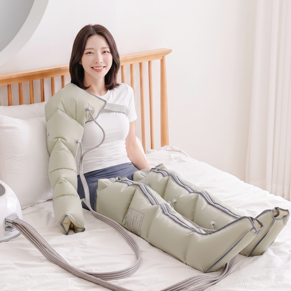 닥터웰 에어웨이브 4구 공기압 마사지기 풀 세트 DR-5180 (본체+다리+팔+허리) - 상세 이미지 5