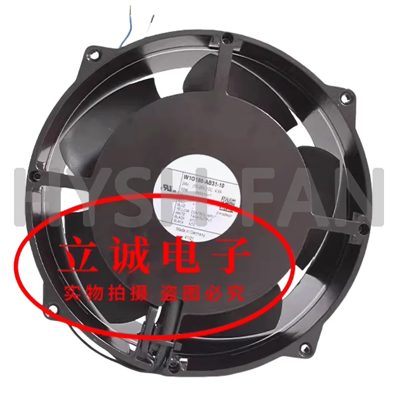 오리지널 격렬고온 냉각팬 W1G180-AB31-3909/01 24V