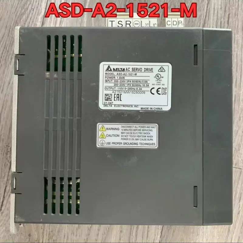 리퍼 ASD-A2-1521-M 서보 드라이브작동 상태