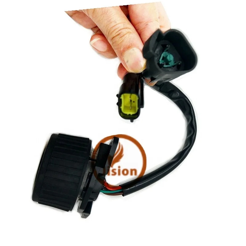 Jision R220-9SH R200-9 R210-9 굴삭기 스로틀 손잡이 Accel Dial Assy 21Q4-20812 정상
