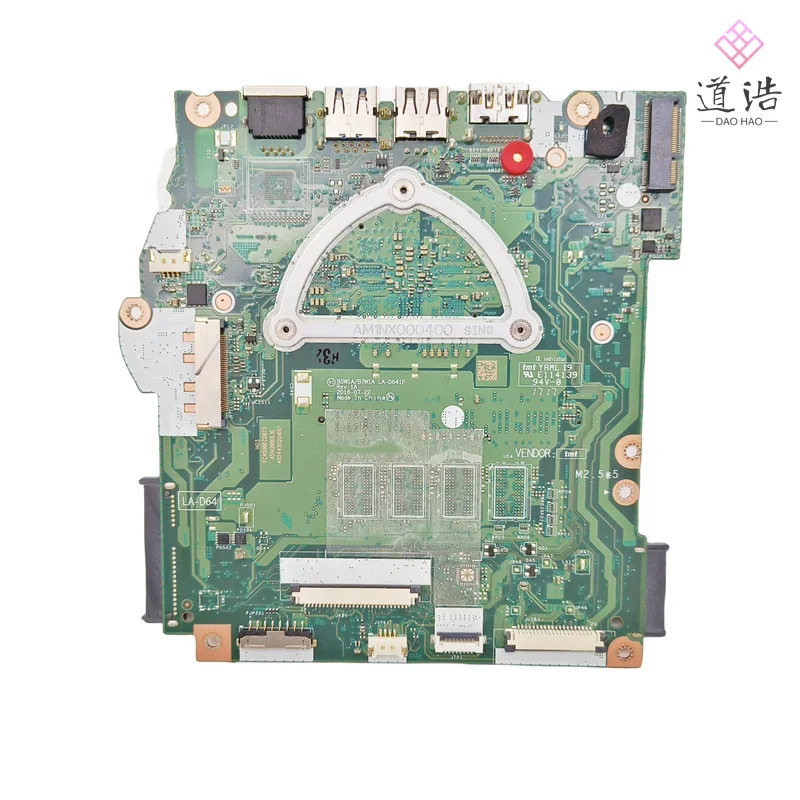 Acer Aspire ES1-533 노트북 마더보드 B5W1A/B7W1A N3350 CPU DDR3 메인보드LA-D641P 완전 작동 리퍼