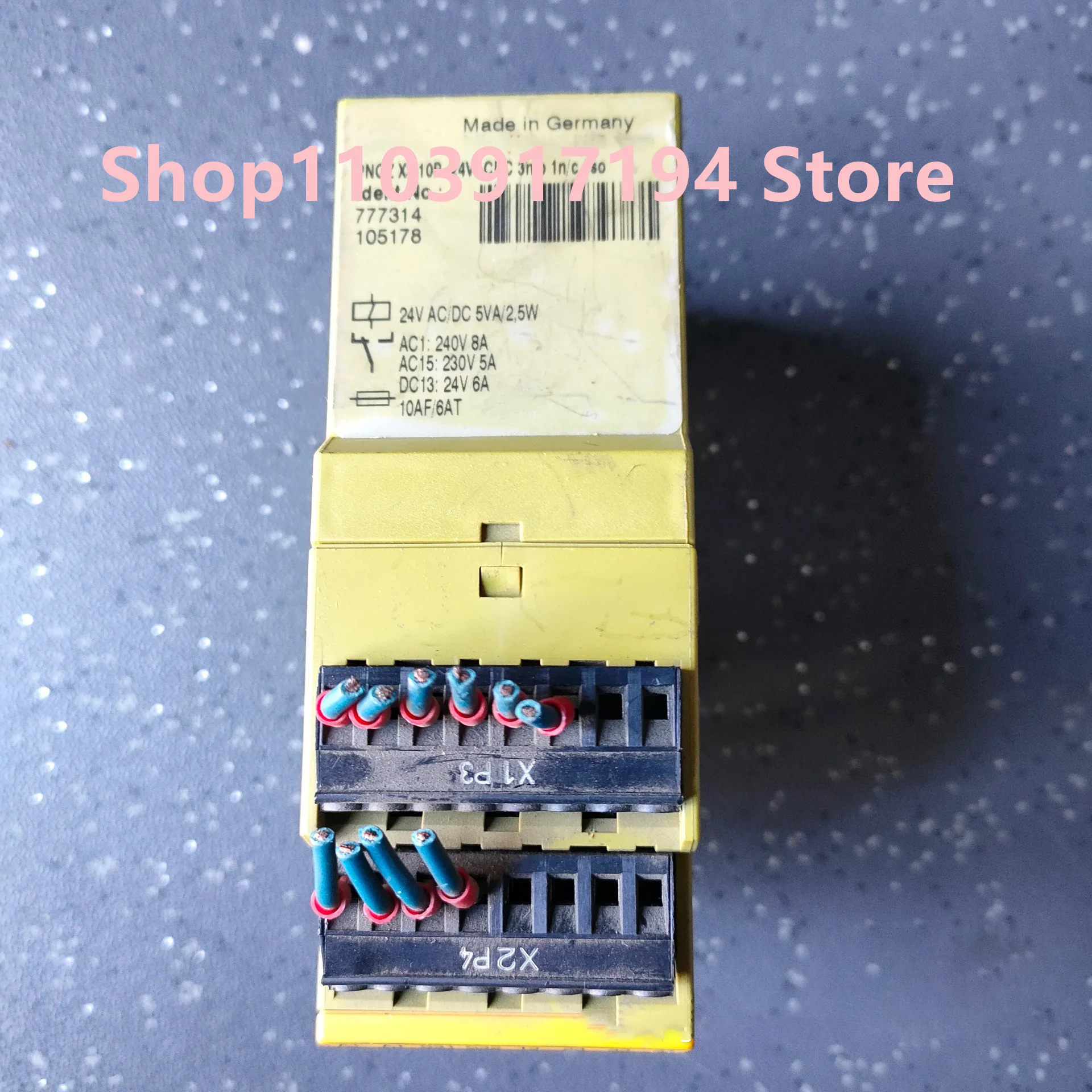 PILZ PNOZ X3P 24VDC AC 777314 X3.10 P 안전 릴레이