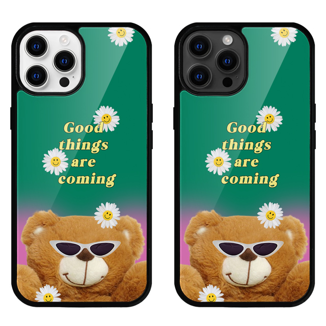 곰인형 곰돌이 토이 글라스 범퍼 케이스 - 상세 이미지 4