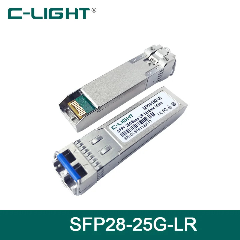 SFP28-25G-LR Junpr JNP-SFP-25G-LR SFP28 DOM 트랜시버 모듈과 호환 SMF 1310nm 10km LC