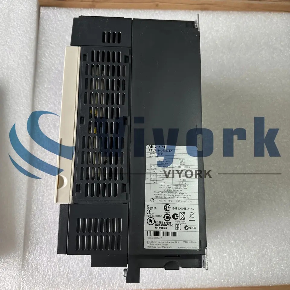 슈나이더 가변 속도 드라이브 ALTIVAR 71 480VAC 7.5KW 10hp호환 ATV71HU75N4Z 신