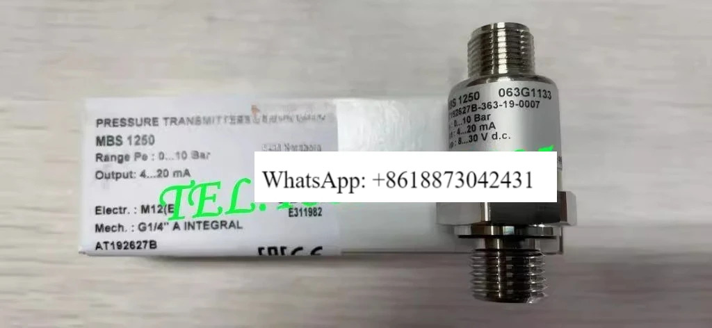 MBS1250 압력 트랜스미터 063G1121/1551/1875/2067 원본.
