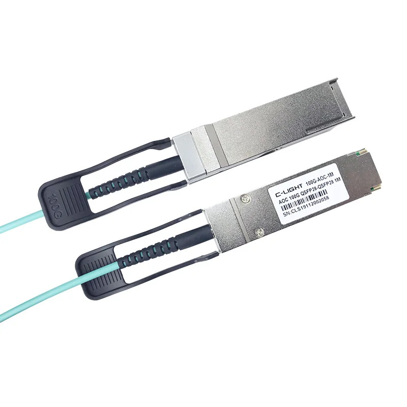 C-Light QSFP-100G-AOC1M Cis 100G QSFP28 액티브 광 케이블과 호환 멀티 devies와 가능