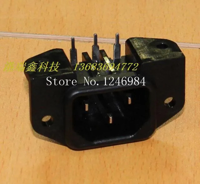 SA 대만 WINFOONG 전원 콘센트 커넥터 소켓 용접 플레이트 벤딩 풋 빅 이어 공좌석 패널 AC SS-7B-1-T7-50 개