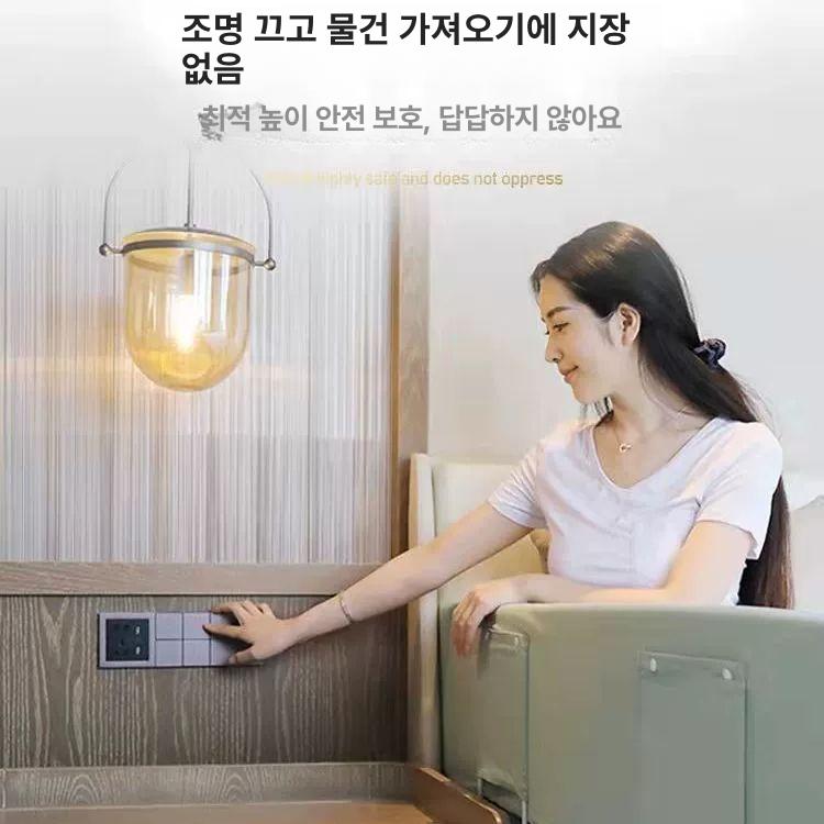 높은 침대안전가드 쿠션형 낙상방지 침대안전바 보호대 추락 높이 설치 유아 무타공 - 상세 이미지 3