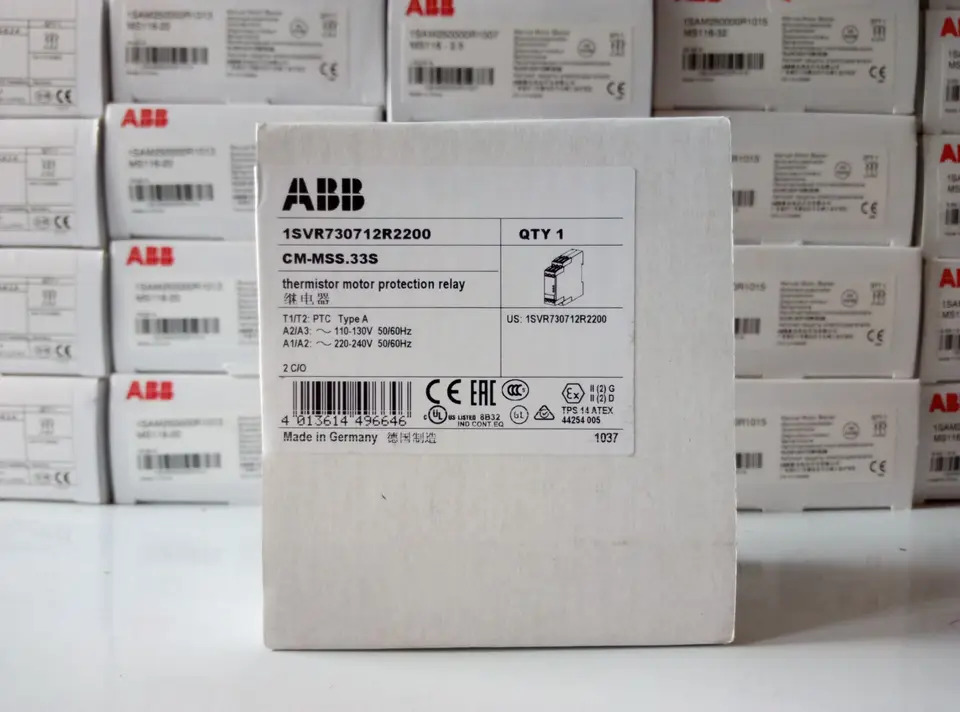 오리지널 ABB 서미스터 모터 보호 릴레이 CM-MSS.32S 신