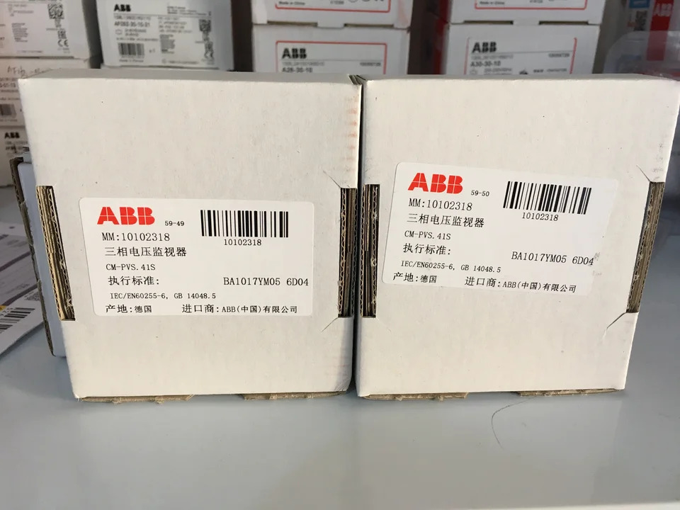 ABB 모니터링 릴레이 CM-PVS.31S 과전압 저전압 위상 손실 10102318