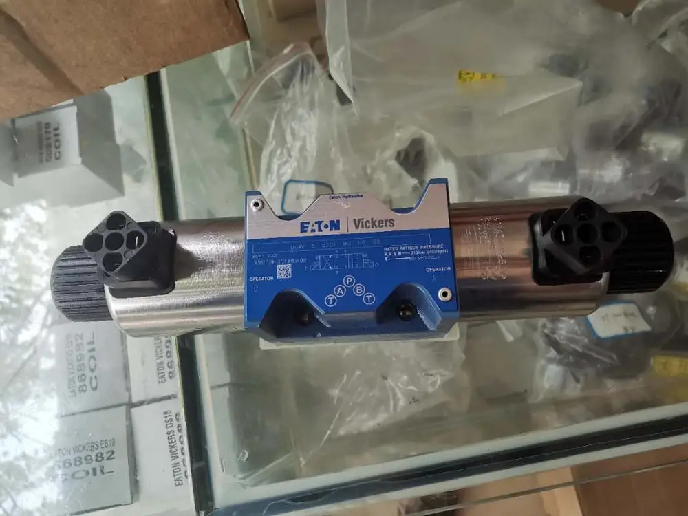 VICKERS 유압 밸브 DG4V-5-52CJ-M-U-H6-20 솔레노이드 새 모델 DG4V-5-52CJ-M-U-H7-22 DG4V552CJMUH620 315bar 24VDC