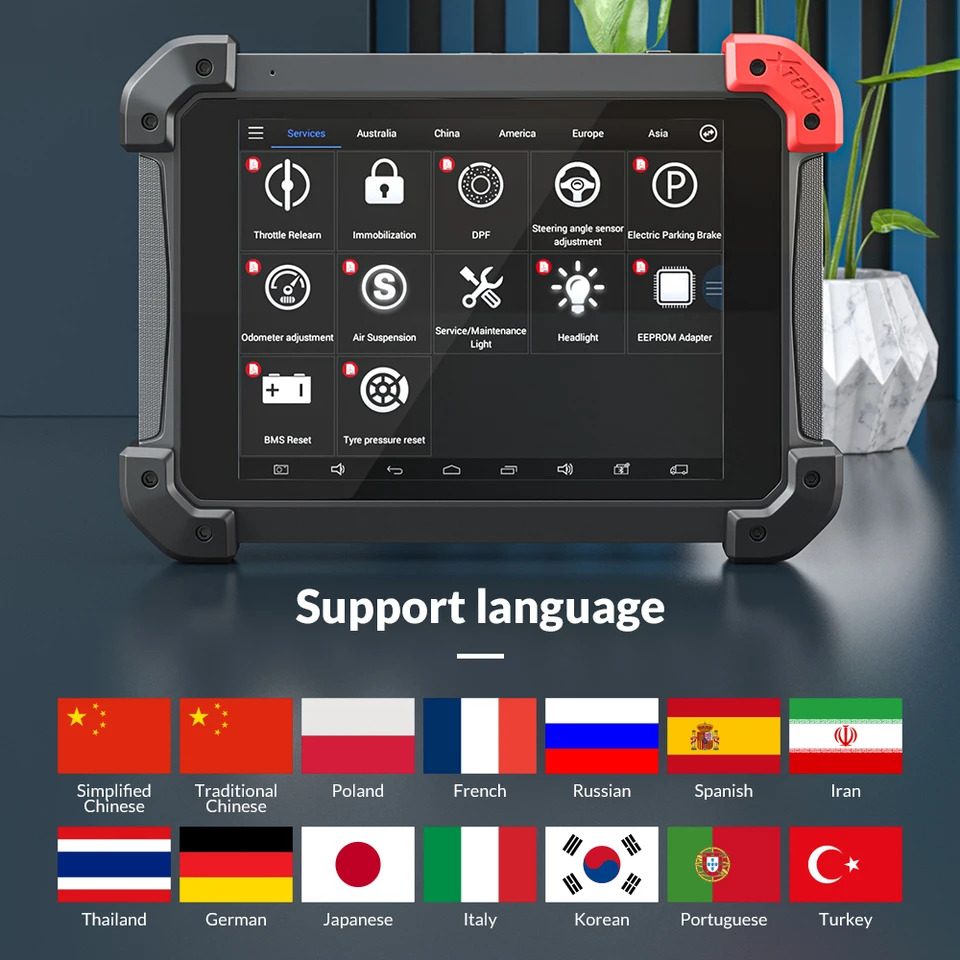 XTOOL ps90 프로 헤비 듀티 트럭 자동차 진단 도구 디젤 가솔린 2 1