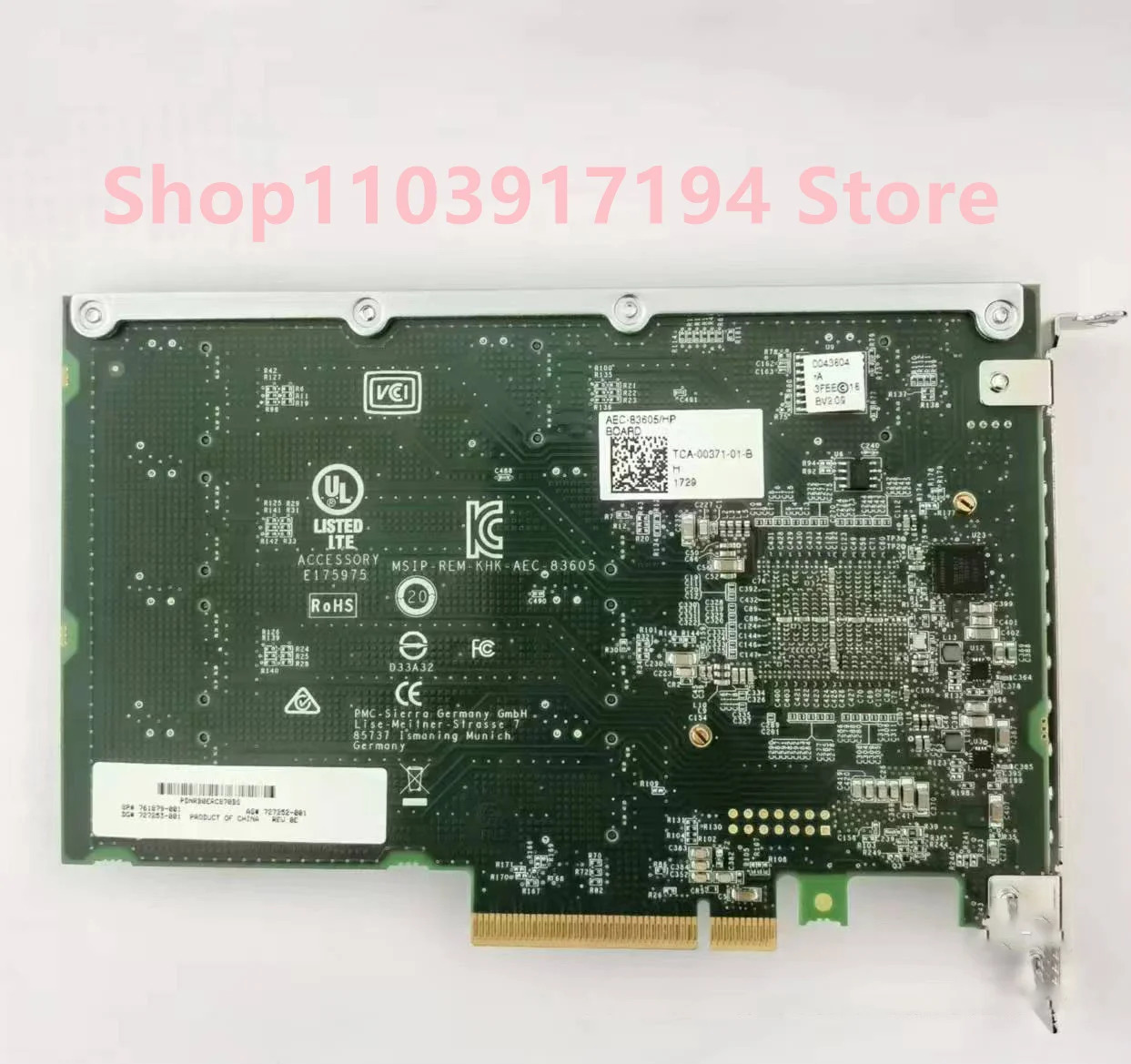 hp호환 AEC-83605경우 761879 -001 727252 727253 727250 -B21 DL380 G9 DL388 SAS 9포트 확장 카드
