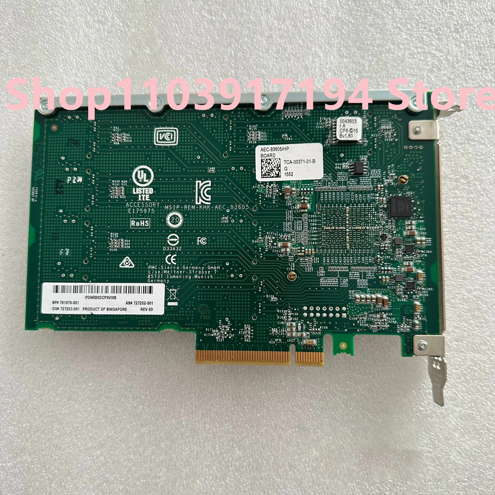 hp호환 DL380 G9/G10 761879-001 AEC-83605 876907-001 727252-001 727253-001 확장 카드