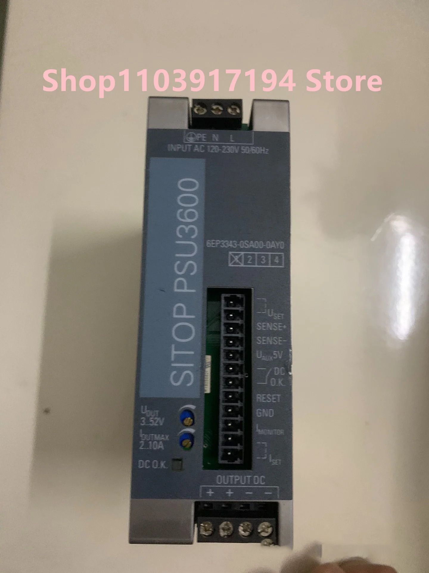 지멘스 PSU3600 6EP3343-0SA00-0AY0 용