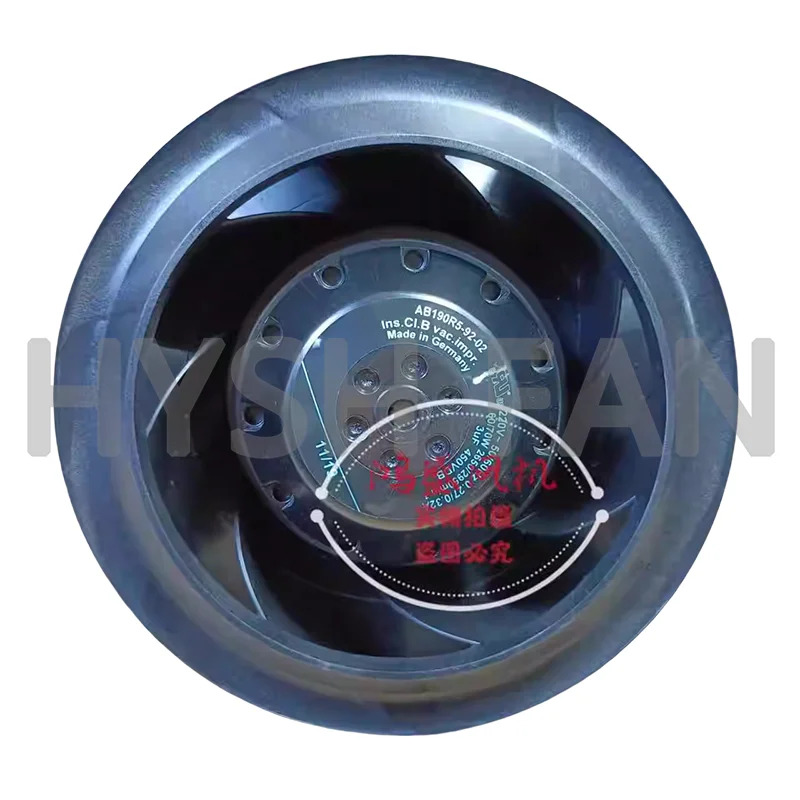 AB190R5-92-02 오리지널 역방향 원심 냉각팬 AC190 220V 60 W 70W