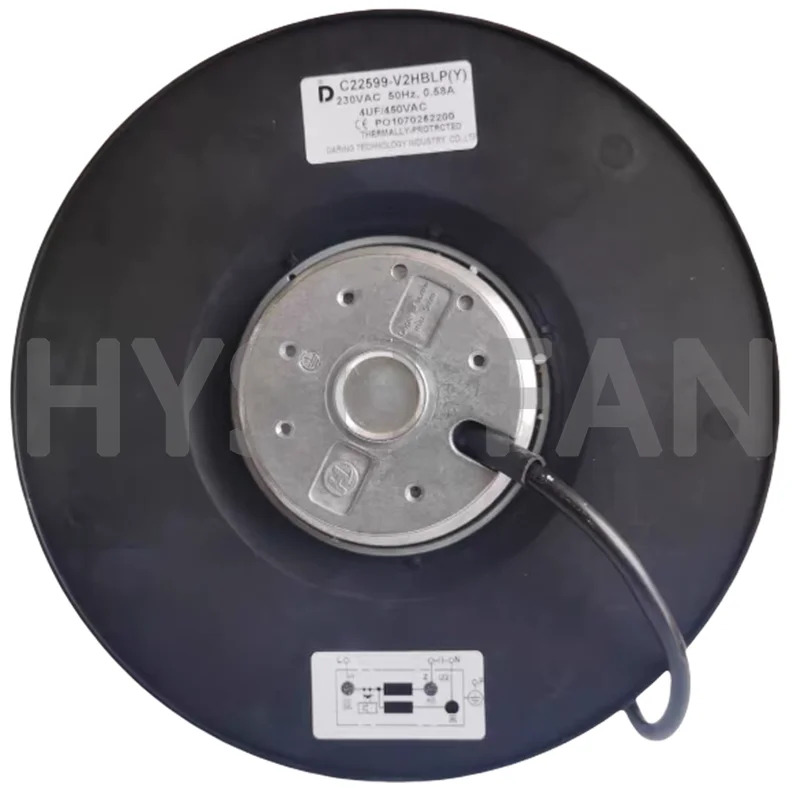 C22599-V2HBLP Y 230VAC 50HZ 0.58A 4UF 오리지널 냉각팬 신