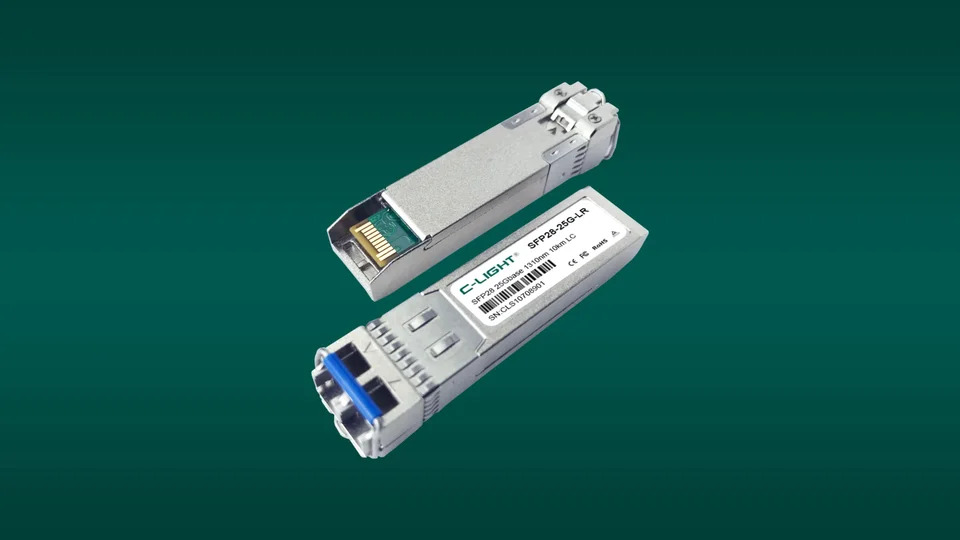 SFP28-25G-LR Junpr JNP-SFP-25G-LR SFP28 DOM 트랜시버 모듈과 호환 SMF 1310nm 10km LC