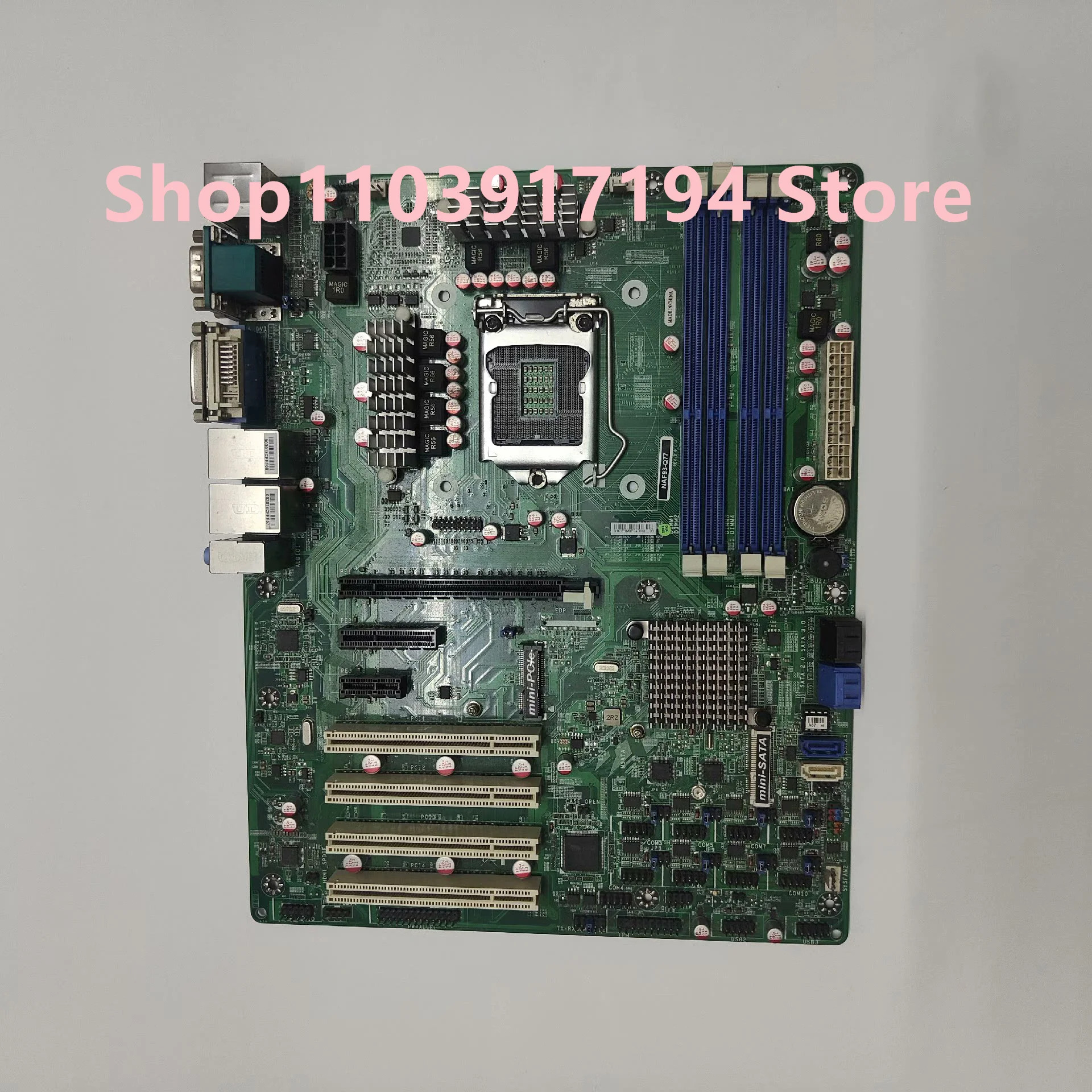 Nematron AF93 NAF93-Q77-B75 듀얼 포트 산업마더보드