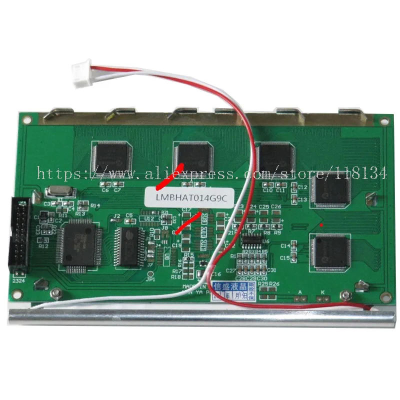 LMBHAT014G9C 섬유 기계 LCD 화면 디스플레이와 호환 가능