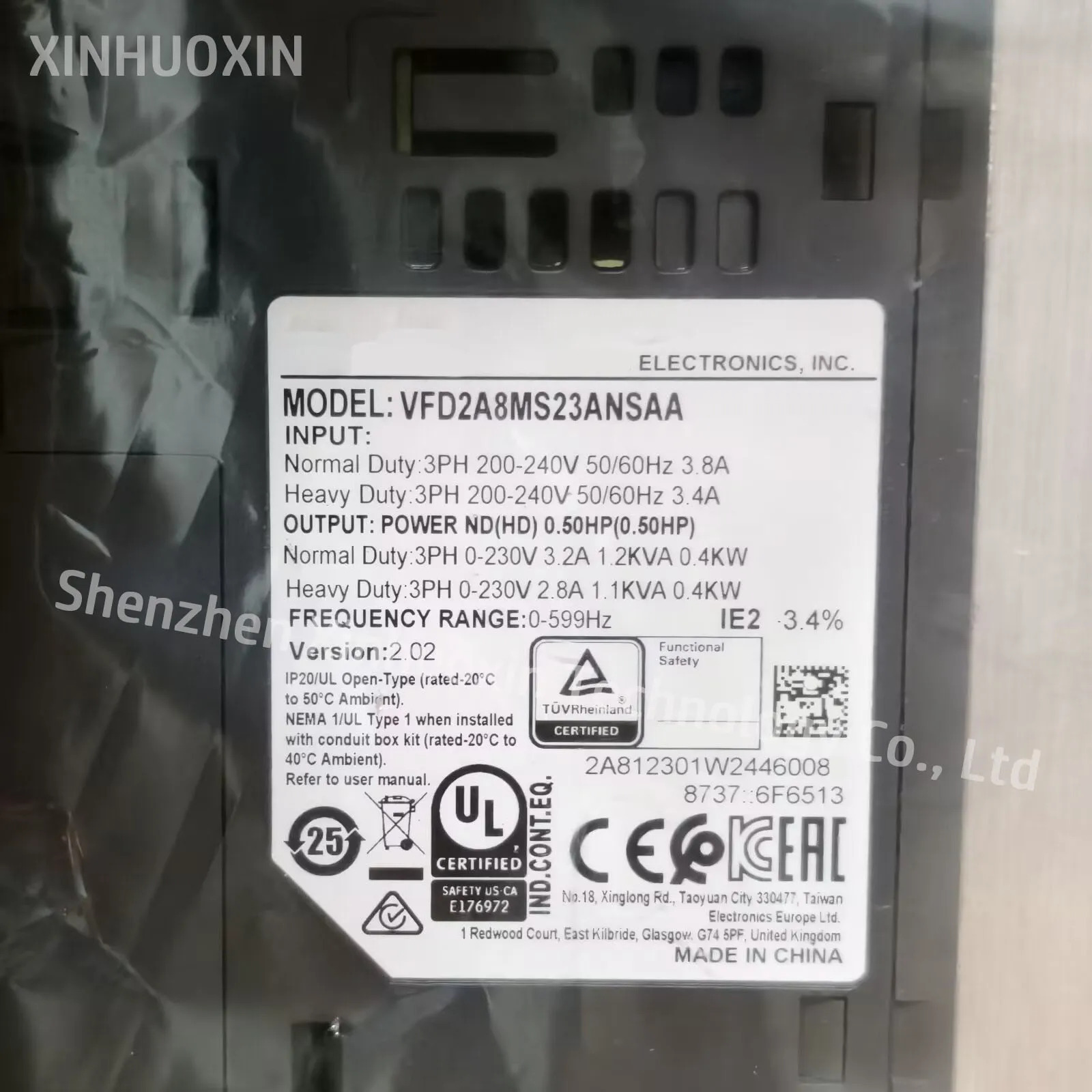 VFD2A8MS23ANSAA 원본