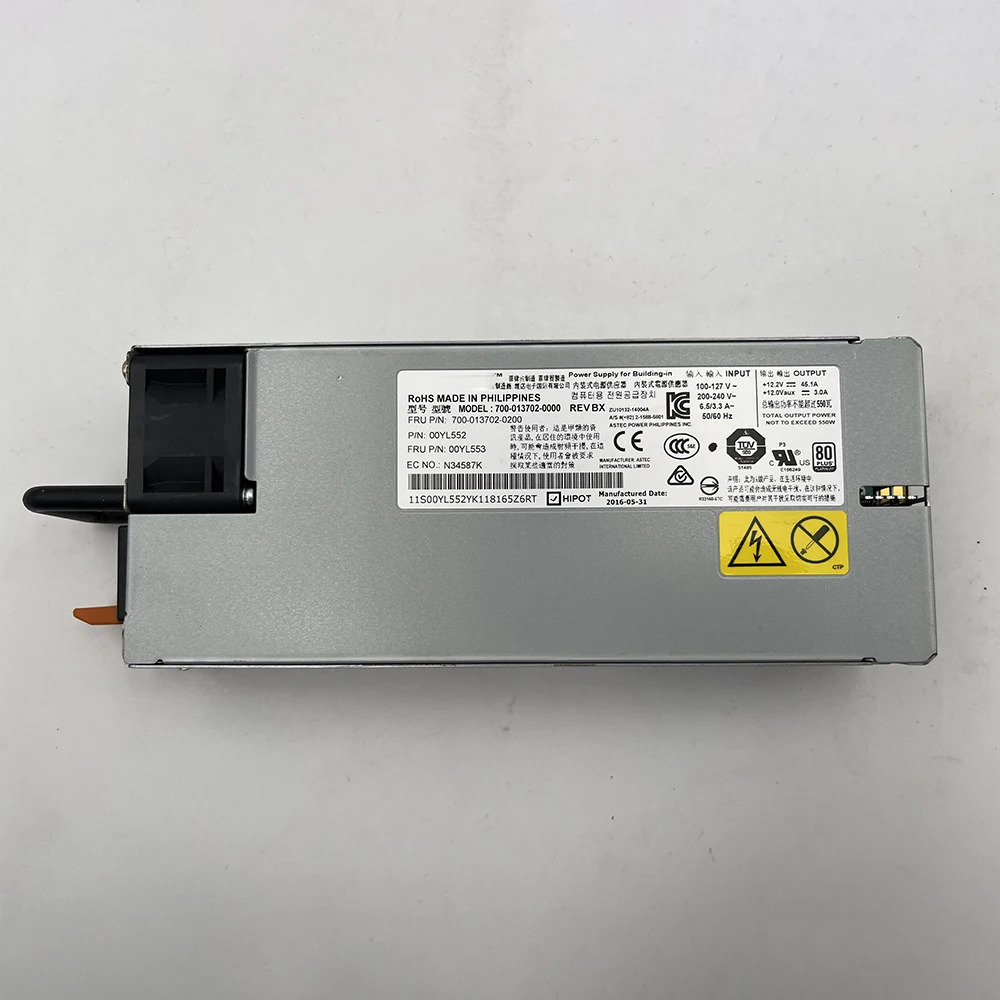 IBM X3650 M5 550W 서버 전원공급장치 700-013702 -0000 94Y8188 94Y8278