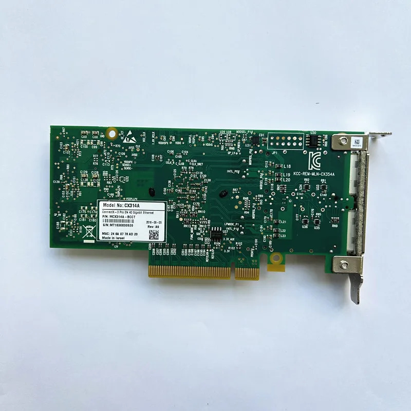 CX314A-BCCT 40G ConnectX-3 Pro 듀얼 포트기가비트 이더넷 네트워크 인터페이스 카드