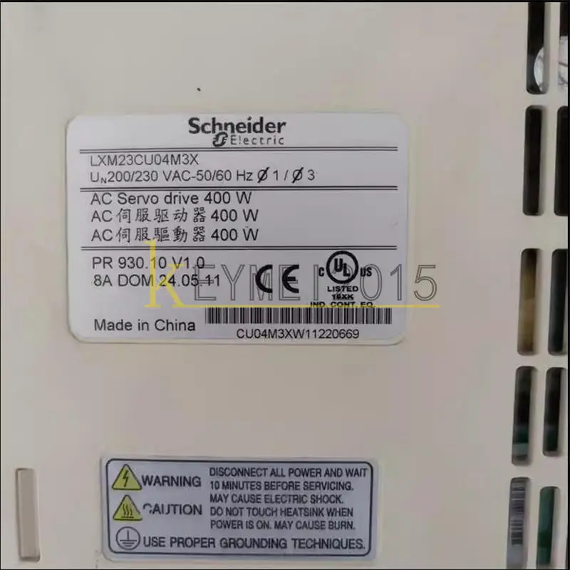 리퍼 서보 드라이브 LXM23CU04M3X BCH0801O11A1C LXM23CU04M3X/BCH0801011A1C