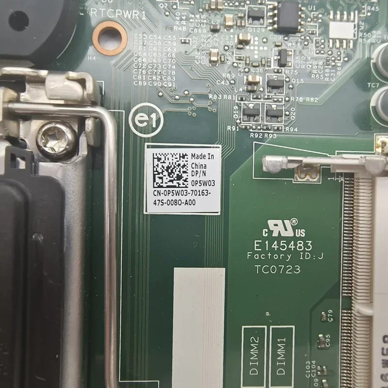 Dell Optiplex 3030 AIO 마더보드CN-0P5W03 0P5W03 P5W03 LGA 1150 DDR3 메인보드 완전 작동 리퍼