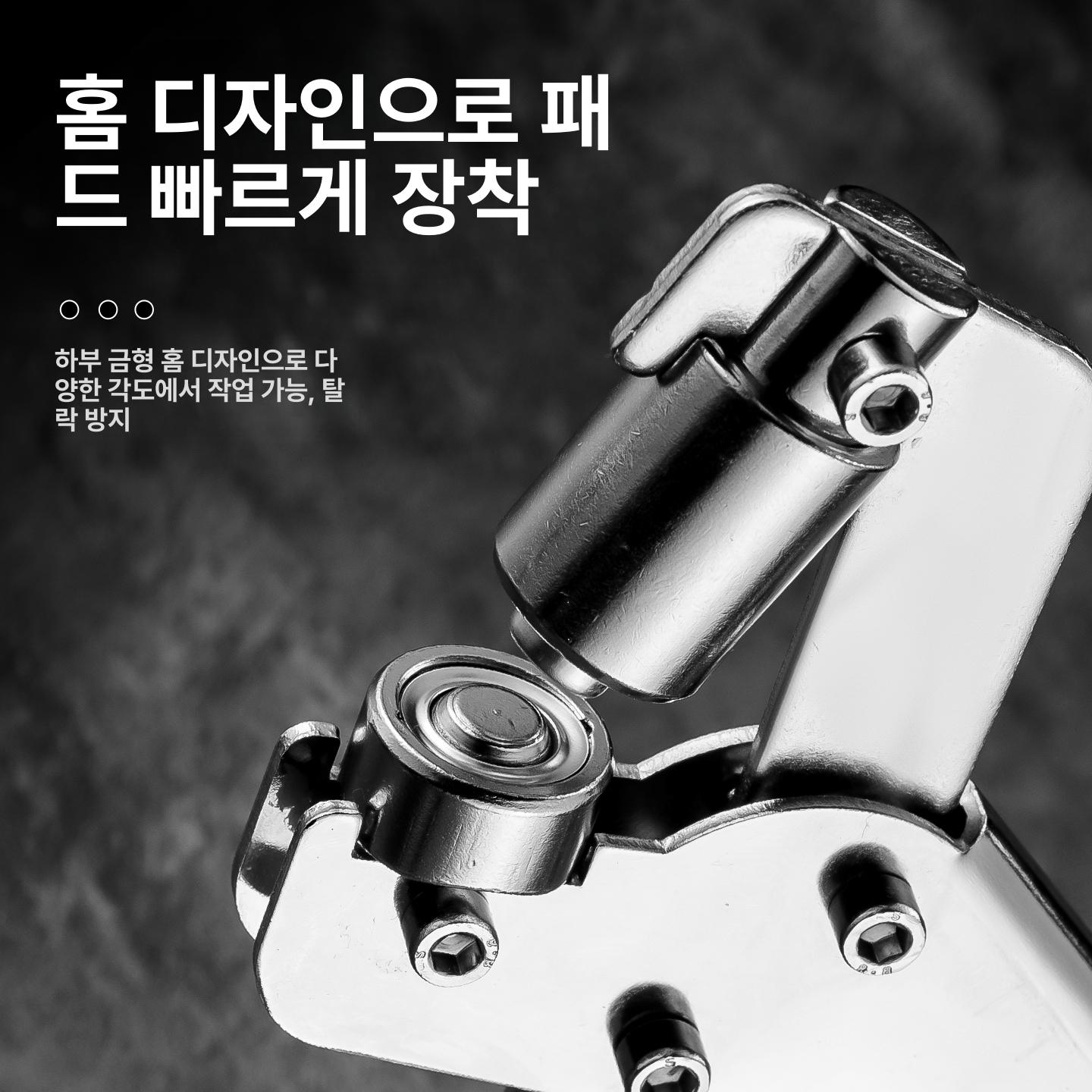 가죽 프레스기 단추 구멍뚫기 펀칭기 도트기 타공기 클램프 홀펀치 천공기 플라이어 - 상세 이미지 3