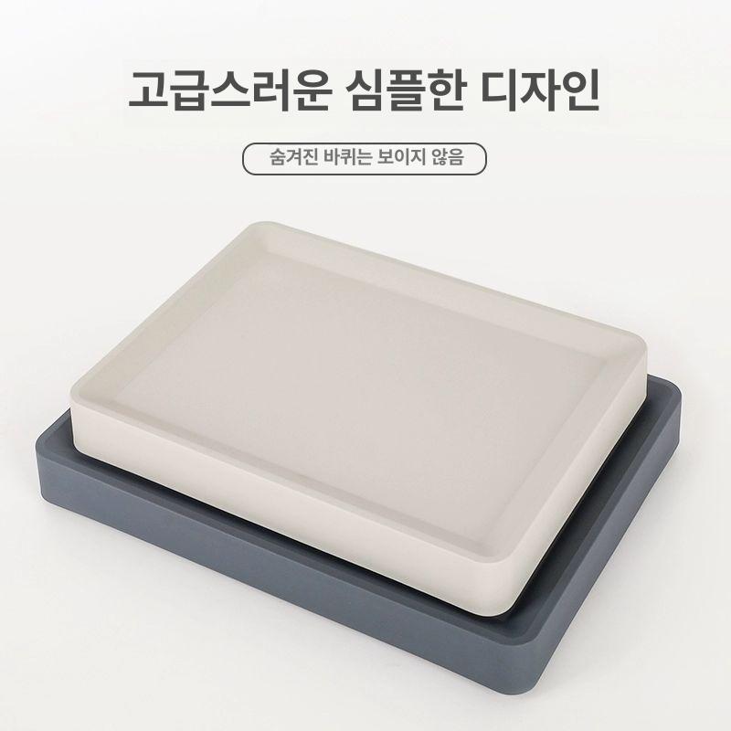 직사각형 화분 트레이 플라스틱 꽃 식물 이동식 포트상자 받침대 배수 삽목상자 바닥 지지대 - 상세 이미지 2