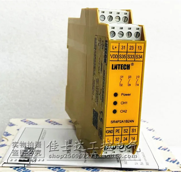 LNTECH 오리지널 레광케이블 안전 릴레이 SR4P2A1B24N 24VDC