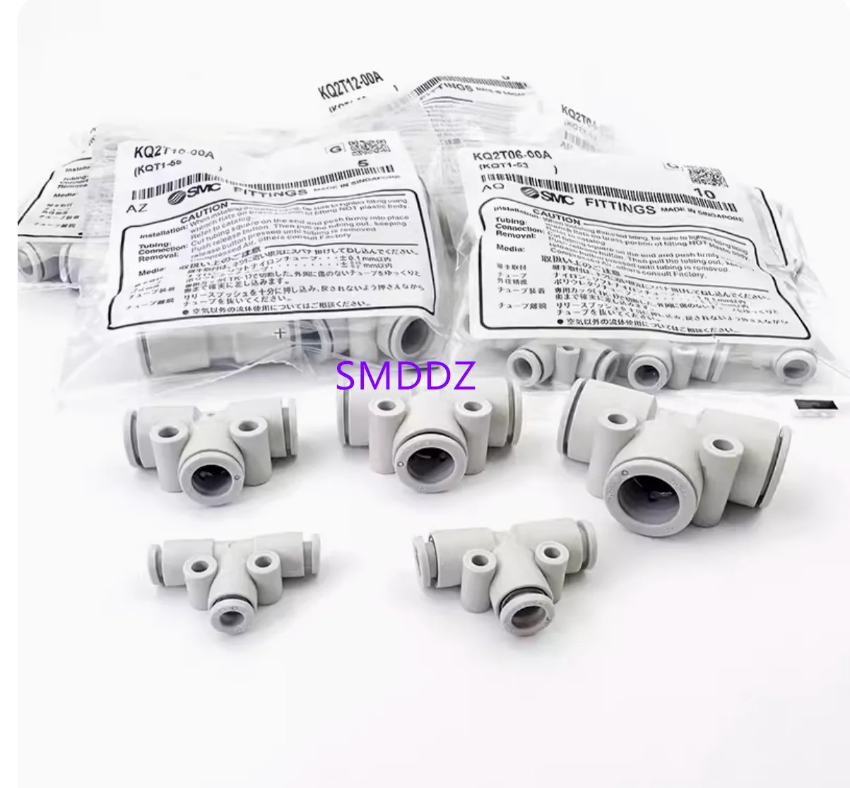10pcs /KQ2T 3방향 커넥터 KQ2T08-10A/ KQ2T10-12A /KQ2T12-16A/ KQ2T06-04A/ KQ2T08-06A /KQ2T10-08A/ KQ2T12-