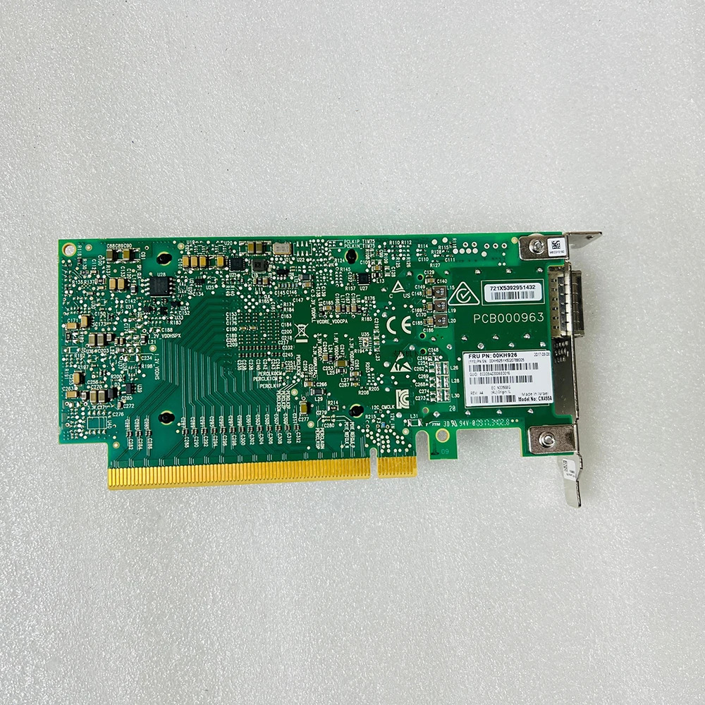 Mellanox MCX455A-ECAT ConnectX-4 100G 단일 포트기가비트 이더넷 카드 00KH926용